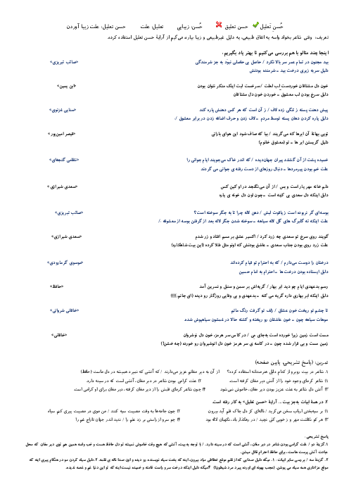 آرایه حسن تعلیل
