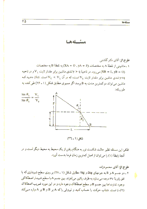 آزمون مرحله دوم نخستین دوره‌ی المپیاد فیزیک کشور با پاسخ تشریحی | سال 1367