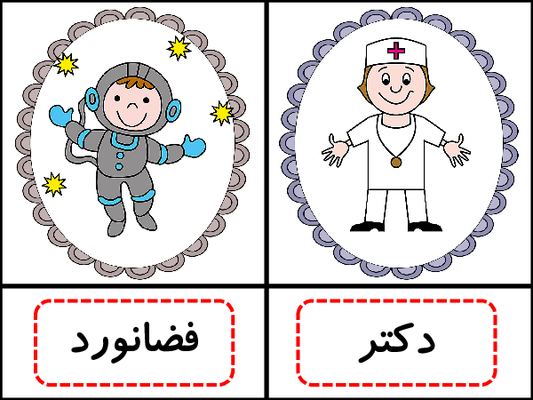 مجموعه کاربرگ شناخت مشاغل واحد علوم پیش دبستانی