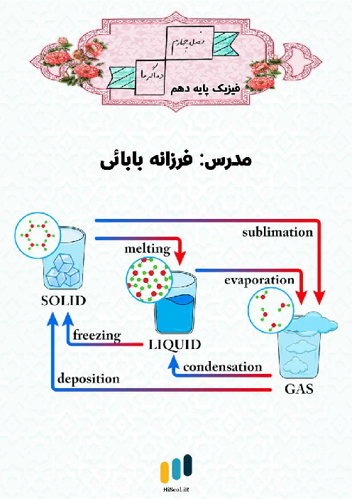 جزوه و دفتر کار فیزیک (1) دهم | فصل 4: دما و گرما