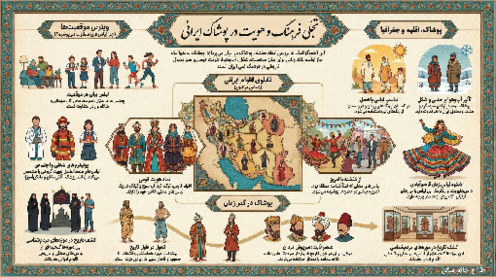 اینفوگرافی درس 15 مطالعات ششم: انواع لباس