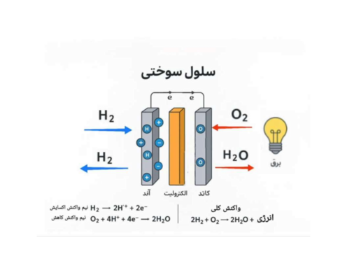 اینفوگرافیک سلول سوختی | شیمی دوازدهم 