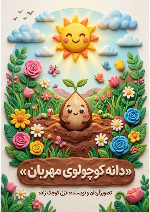اینفوگرافی داستان خوانی فارسی اول | دانه کوچولوی مهربان