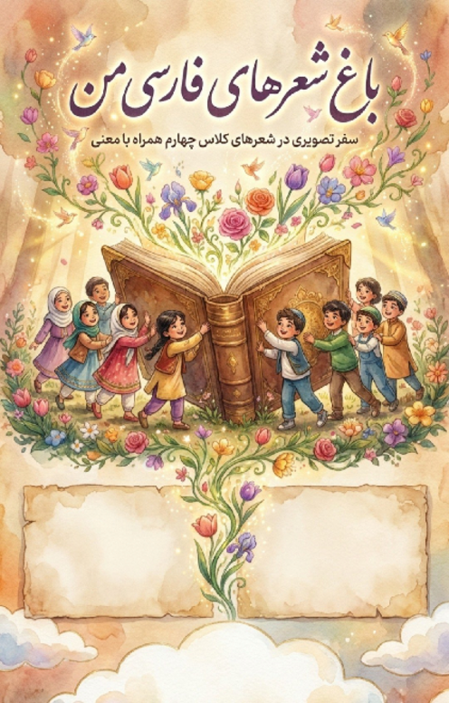 راهنمای تصویری معنی شعرهای فارسی کلاس چهارم