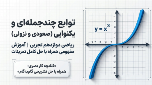 راهنمای توابع چندجمله ای، توابع صعودی و نزولی