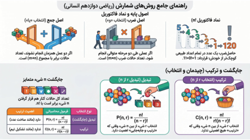 راهنمای جامع ریاضی و آمار دوازدهم انسانی | فصل 1: آمار و احتمال