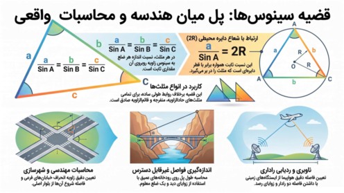 راهنمای تصویری فصل 3 هندسه یازدهم | روابط طولی در مثلث