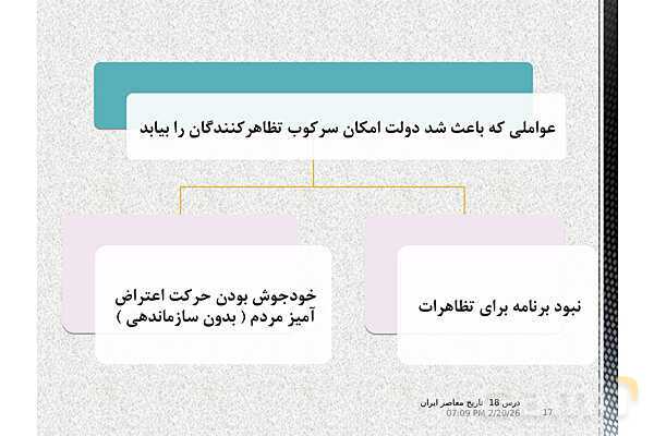 پاورپوینت تاریخ معاصر ایران یازدهم | درس 18: قیام 15 خرداد- پیش نمایش