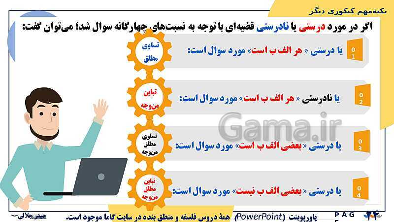 پاورپوینت منطق دهم دبیرستان | درس 3: مفهوم و مصداق- پیش نمایش