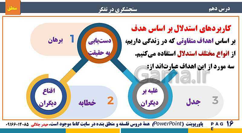 پاورپوینت منطق دهم دبیرستان | درس 10: سنجشگری در تفکر- پیش نمایش