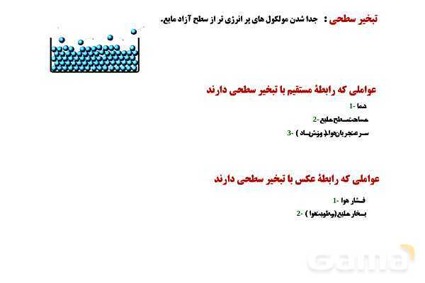 پاورپوینت آموزشی درس فیزیک (1) دهم | فصل 4: دما و گرما (تغییر حالت های ماده و روش های انتقال گرما)- پیش نمایش