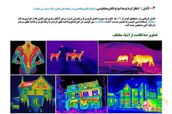 پاورپوینت آموزشی درس فیزیک (1) دهم | فصل 4: دما و گرما (تغییر حالت های ماده و روش های انتقال گرما)- پیش نمایش