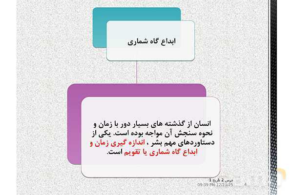 پاورپوینت تدریس تاریخ (1) دهم انسانی | درس 2: تاریخ؛ زمان و مکان- پیش نمایش