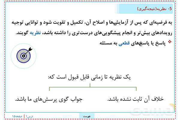 پاورپوینت تدریس علوم تجربی ششم دبستان | درس 1: زنگ علوم- پیش نمایش