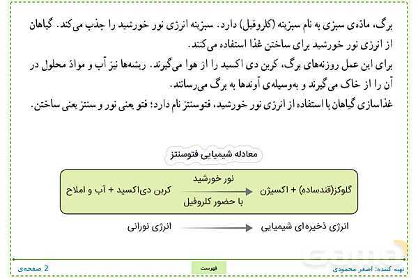 پاورپوینت تدریس علوم تجربی ششم دبستان | درس 11: شگفتی‌های برگ- پیش نمایش