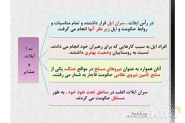 پاورپوینت آموزش تاریخ (3) دوازدهم انسانی | درس 4: اوضاع اجتماعی، اقتصادی و فرهنگی عصر قاجار- پیش نمایش