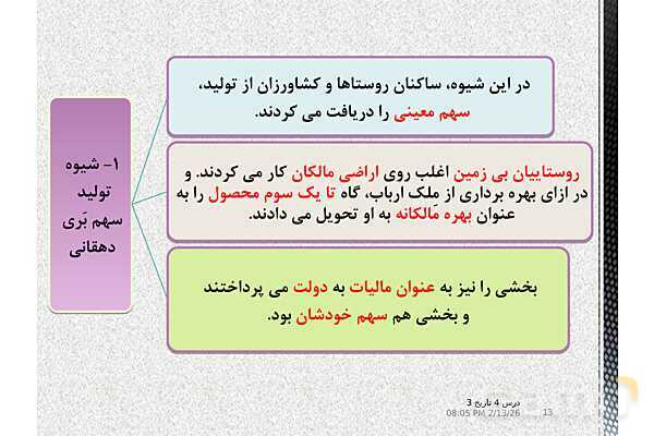 پاورپوینت آموزش تاریخ (3) دوازدهم انسانی | درس 4: اوضاع اجتماعی، اقتصادی و فرهنگی عصر قاجار- پیش نمایش
