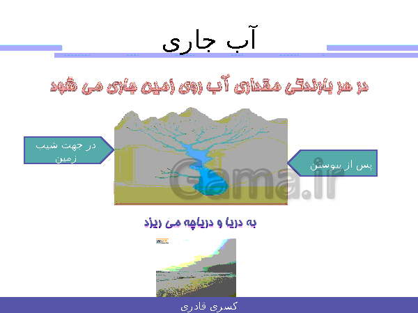 پاورپوینت علوم تجربی هفتم  | فصل 6: سفر آب روی زمین- پیش نمایش