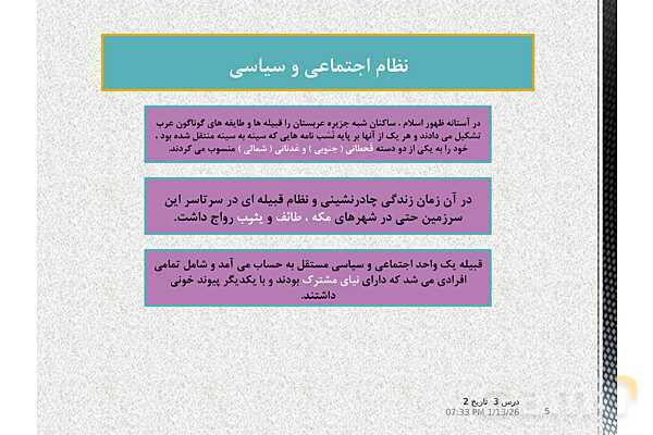 پاورپوینت تدریس تاریخ یازدهم انسانی | درس 3: اسلام در مکه- پیش نمایش