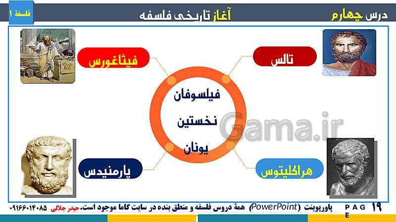 پاورپوینت تدریس مفهومی فلسفه یازدهم | درس 4: آغاز تاریخی فلسفه- پیش نمایش