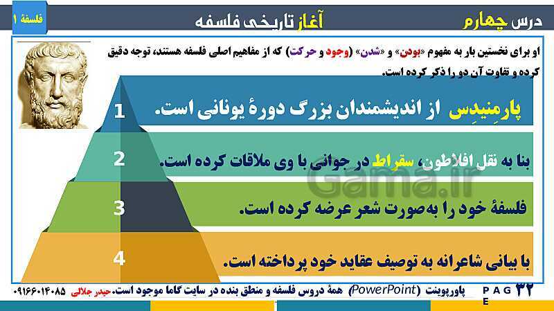 پاورپوینت تدریس مفهومی فلسفه یازدهم | درس 4: آغاز تاریخی فلسفه- پیش نمایش