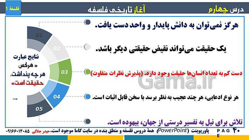 پاورپوینت تدریس مفهومی فلسفه یازدهم | درس 4: آغاز تاریخی فلسفه- پیش نمایش