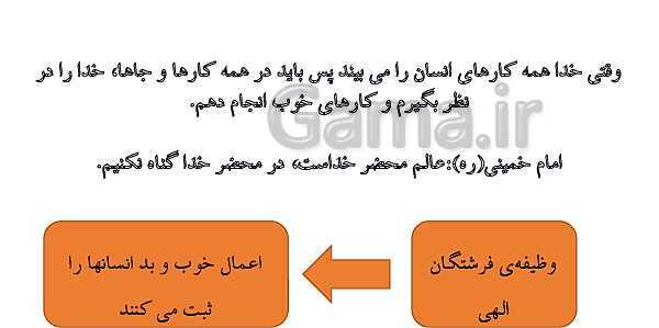 مجموعه پاورپوینت‌های آموزش درس 5 تا 19 هدیه‌های آسمانی چهارم دبستان- پیش نمایش