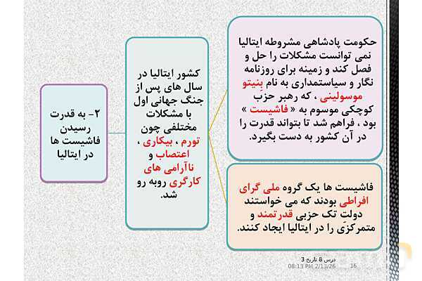 پاورپوینت آموزش تاریخ (3) دوازدهم انسانی | درس 8: جنگ جهانی دوم و جهانِ پس از آن- پیش نمایش