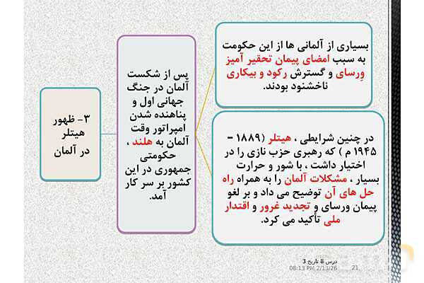 پاورپوینت آموزش تاریخ (3) دوازدهم انسانی | درس 8: جنگ جهانی دوم و جهانِ پس از آن- پیش نمایش