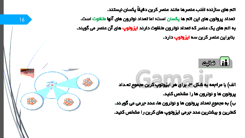 پاورپوینت علوم تجربی کلاس هشتم | فصل سوم: از درون اتم چه خبر- پیش نمایش