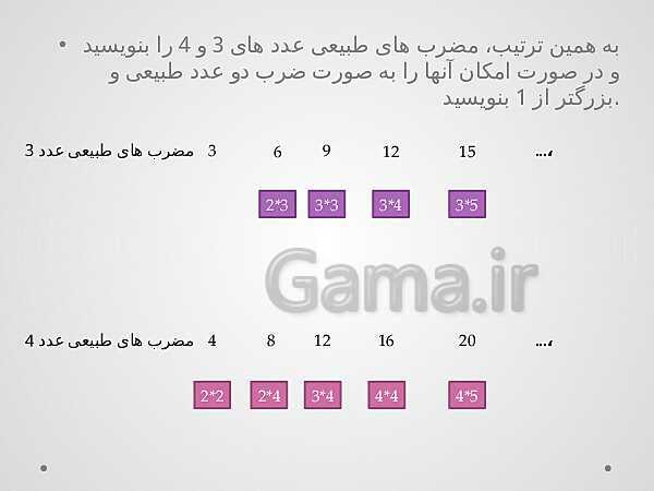 پاورپوینت آموزش درسی ریاضی هشتم | فصل 2: عددهای اول- پیش نمایش