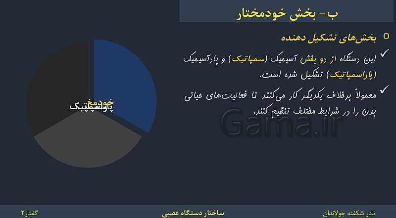 پاورپوینت زیست شناسی (2) یازدهم | فصل 1 | گفتار 2: ساختار دستگاه عصبی- پیش نمایش