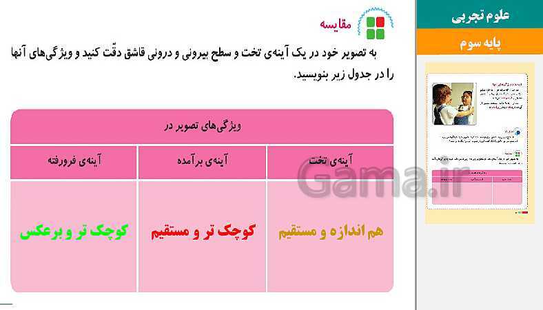 پاورپوینت متن کامل کتاب و پاسخ به فعالیت‌های علوم تجربی سوم دبستان | درس 1 تا 14- پیش نمایش