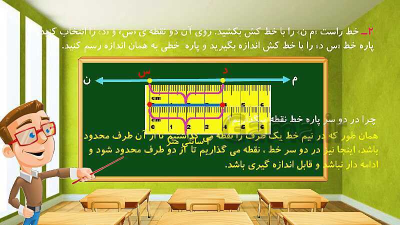 پاورپوینت آموزش درس به درس ریاضی کلاس سوم دبستان | فصل 5: محیط و مساحت- پیش نمایش