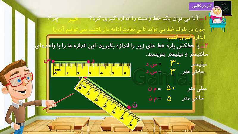 پاورپوینت آموزش درس به درس ریاضی کلاس سوم دبستان | فصل 5: محیط و مساحت- پیش نمایش