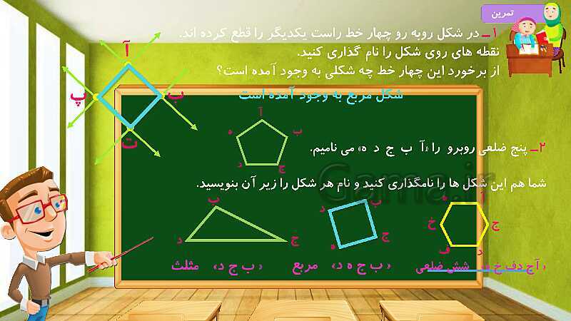 پاورپوینت آموزش درس به درس ریاضی کلاس سوم دبستان | فصل 5: محیط و مساحت- پیش نمایش