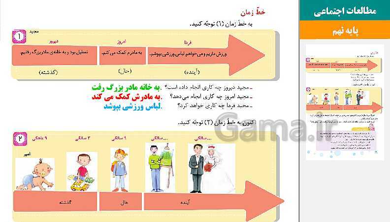 پاورپوینت متن کامل کتاب و پاسخ به فعالیت‌های مطالعات اجتماعی سوم دبستان | درس 1 تا 23- پیش نمایش