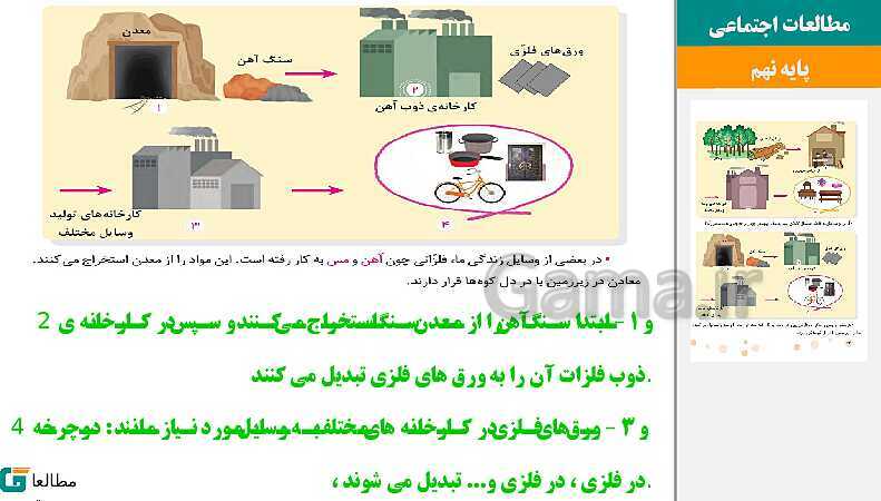 پاورپوینت متن کامل کتاب و پاسخ به فعالیت‌های مطالعات اجتماعی سوم دبستان | درس 1 تا 23- پیش نمایش