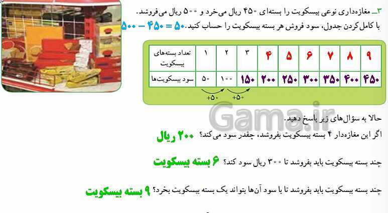 پاورپوینت پاسخ به فعالیت‌های کتاب درسی ریاضی سوم دبستان | فصل 1: الگوها - پیش نمایش