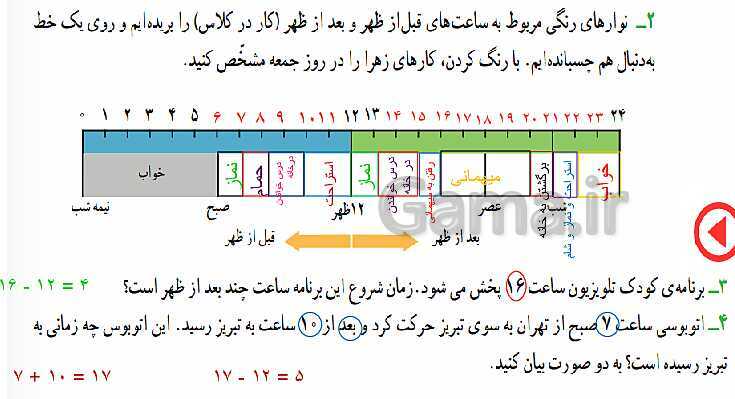 پاورپوینت پاسخ به فعالیت‌های کتاب درسی ریاضی سوم دبستان | فصل 1: الگوها - پیش نمایش