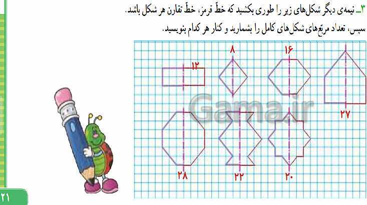 پاورپوینت پاسخ به فعالیت‌های کتاب درسی ریاضی سوم دبستان | فصل 1: الگوها - پیش نمایش