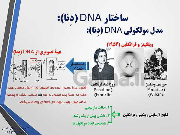 پاورپوینت زیست شناسی دوازدهم تجربی | فصل 1: مولکول‌های اطلاعاتی (گفتار 1: نوکلئیک اسیدها)- پیش نمایش