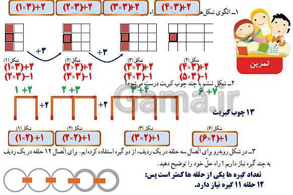 پاورپوینت پاسخ به فعالیت‌های کتاب ریاضی چهارم دبستان | فصل 1: اعداد و الگوها- پیش نمایش