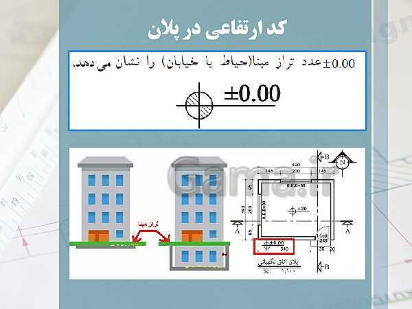 پاورپوینت نقشه کشی عمومی ساختمان دهم دوره دوم متوسطه- کاردانش- پیش نمایش