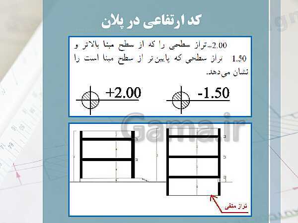 پاورپوینت نقشه کشی عمومی ساختمان دهم دوره دوم متوسطه- کاردانش- پیش نمایش