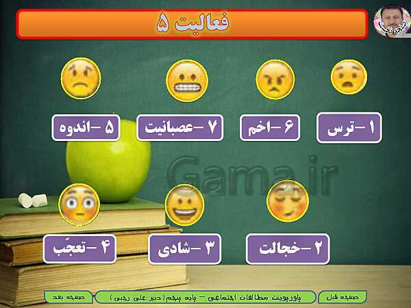 پاورپوینت خلاصه نویسی شدۀ آموزش مطالعات اجتماعی پنجم دبستان | درس 1: من با دیگران ارتباط برقرار می‌کنم- پیش نمایش