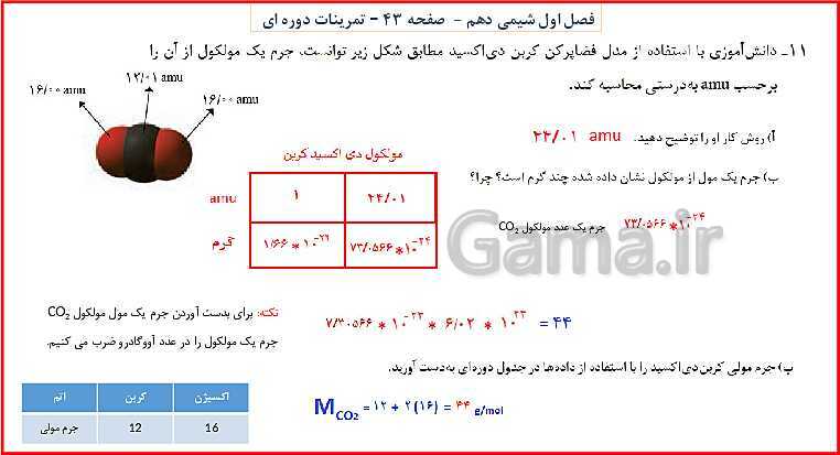 پاورپوینت شیمی (1) دهم به همراه پاسخ تشریحی تمرینات دوره‌ای- پیش نمایش