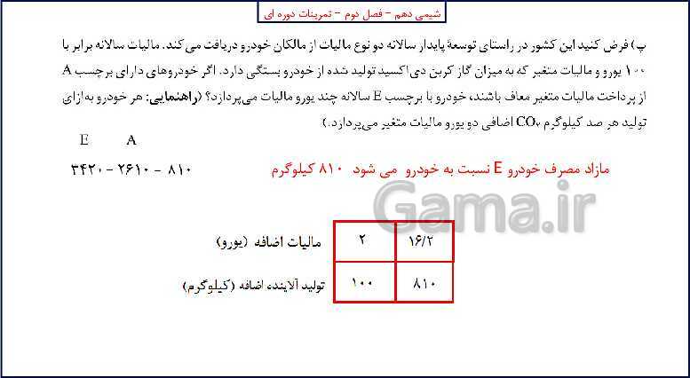 پاورپوینت شیمی (1) دهم به همراه پاسخ تشریحی تمرینات دوره‌ای- پیش نمایش