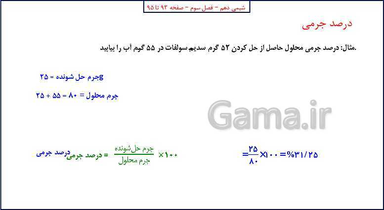 پاورپوینت شیمی (1) دهم به همراه پاسخ تشریحی تمرینات دوره‌ای- پیش نمایش