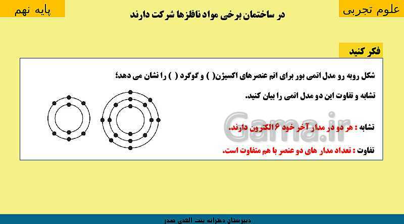 پاورپوینت کنفرانس علوم تجربی نهم | فصل 1: مواد و نقش آنها در زندگی- پیش نمایش